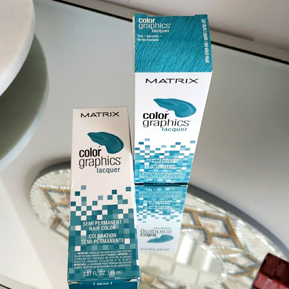 MATRIX COLOR GRAPHICS LACQUER TEAL